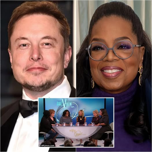 Oprah Winfrey called Elon Musk a ‘bastard, a terrible man’ on The View. Shortly after, Musk’s reaction left the entire studio stunned, forcing Oprah to apologize immediately